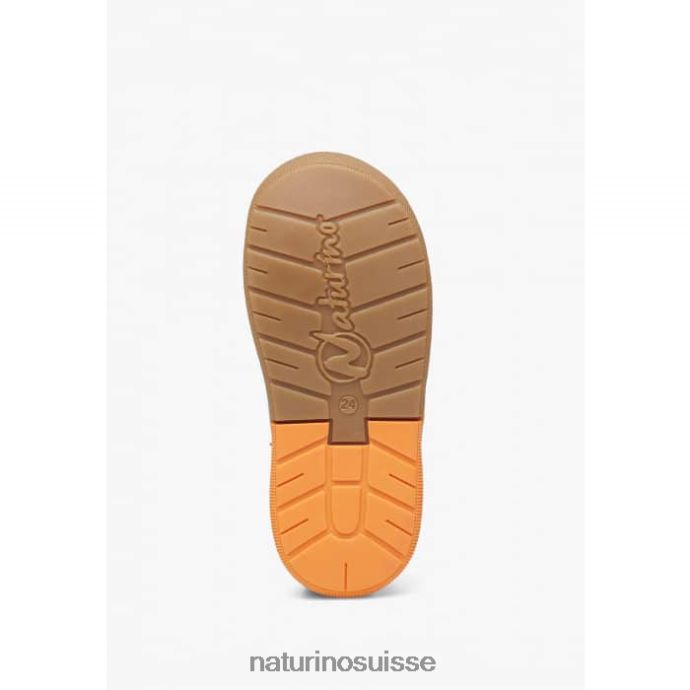 enfants bébé vl T88FLL213 Naturino baskets à enfiler en cuir bleu