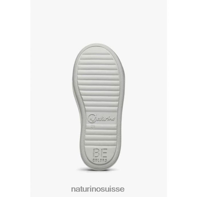 enfants caleb vl T88FLL524 Naturino baskets en cuir nappa et daim brun