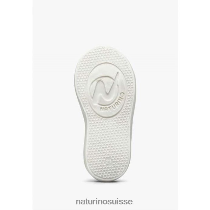 enfants corée 2 vl T88FLL508 Naturino baskets en cuir blanc