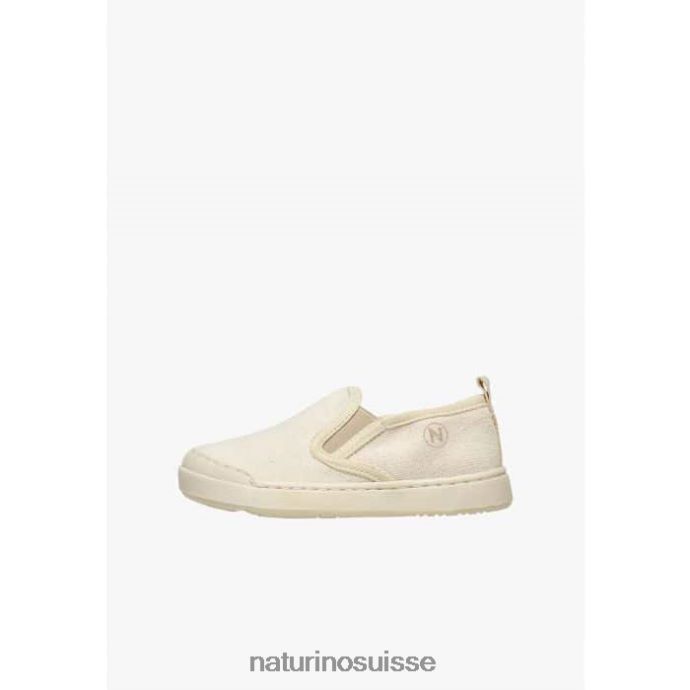 enfants henntor T88FLL421 Naturino baskets en tissu crème