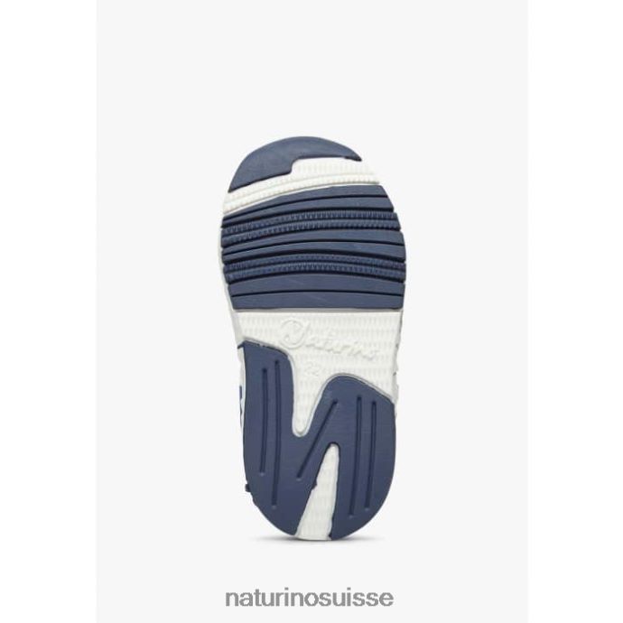 enfants jesko vl. T88FLL420 Naturino baskets en daim et tissu technique bleu clair