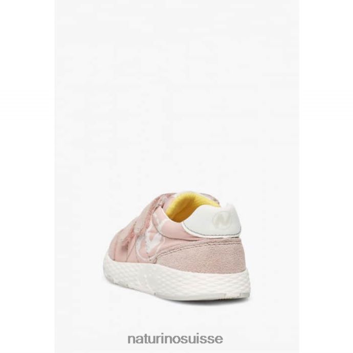enfants jesko vl. T88FLL437 Naturino baskets en tissu technique et daim rose