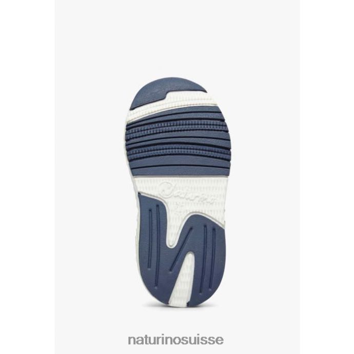 enfants jesko vl. T88FLL504 Naturino baskets en daim et tissu technique marine