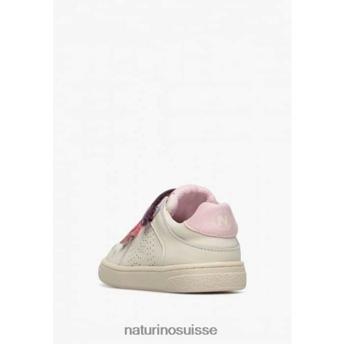enfants théral vl. T88FLL467 Naturino baskets en cuir rose crème