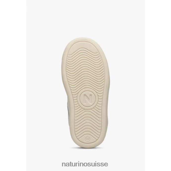 enfants théral vl. T88FLL467 Naturino baskets en cuir rose crème