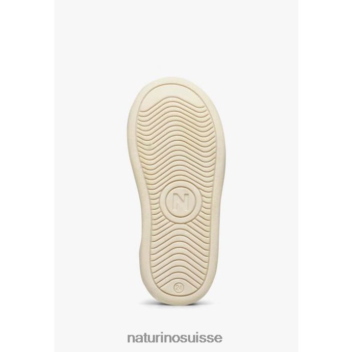 enfants théral vl. T88FLL474 Naturino baskets en cuir bleu crème