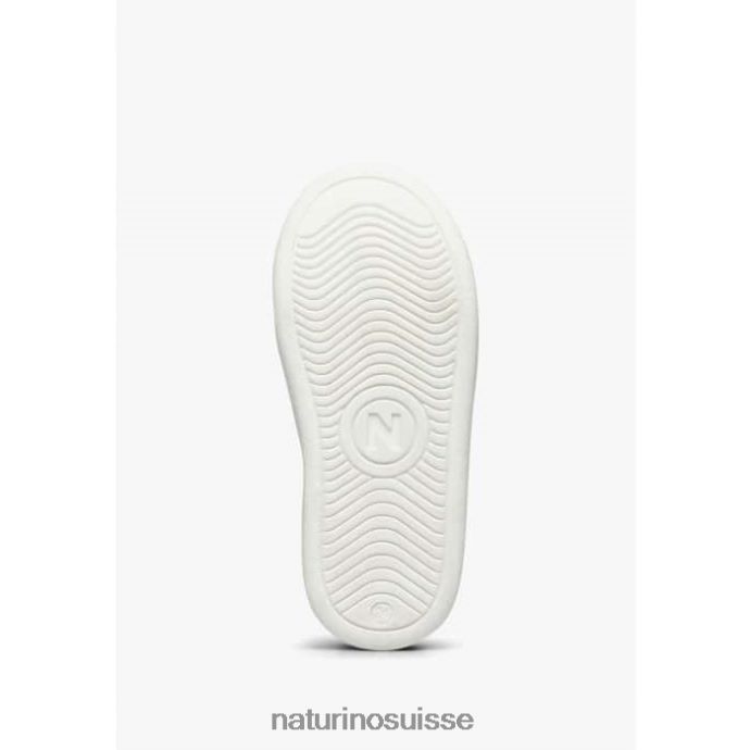 enfants zip hasselt 2. T88FLL406 Naturino baskets en cuir blanc-platine
