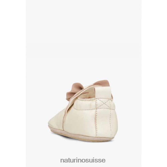 bébé parcelle T88FLL11 Naturino chaussures de berceau avec noeud platine