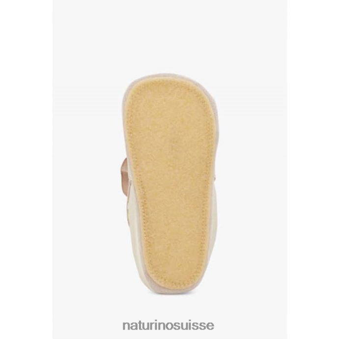 bébé parcelle T88FLL11 Naturino chaussures de berceau avec noeud platine