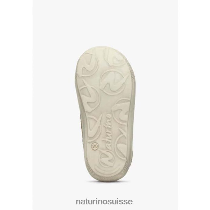 enfants cocon T88FLL101 Naturino chaussures premiers pas en suède gris tourterelle
