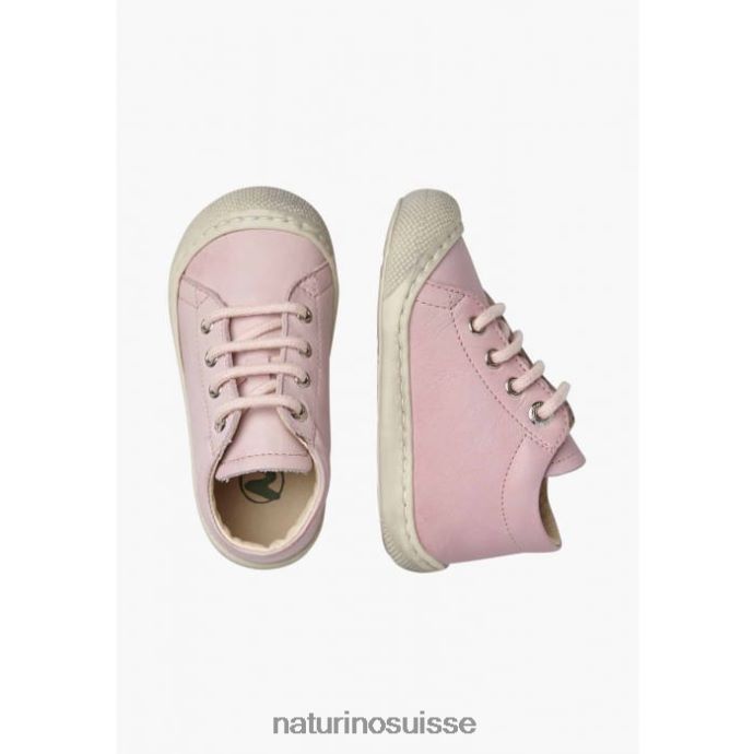 enfants cocon T88FLL112 Naturino chaussures premiers pas en cuir nappa rose