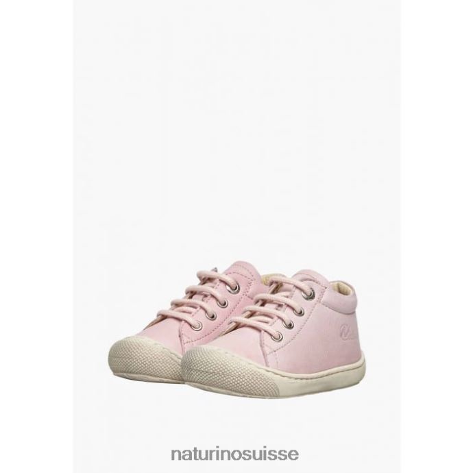 enfants cocon T88FLL112 Naturino chaussures premiers pas en cuir nappa rose