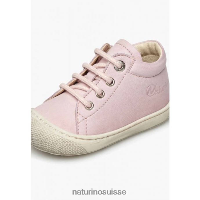 enfants cocon T88FLL112 Naturino chaussures premiers pas en cuir nappa rose