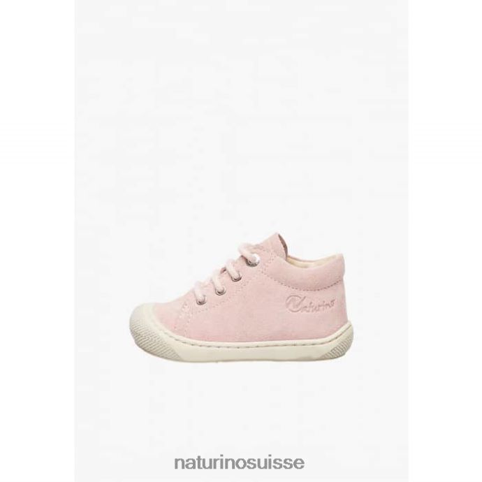 enfants cocon T88FLL118 Naturino chaussures premiers pas en suède rose