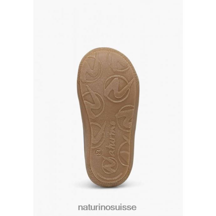 enfants cocon T88FLL125 Naturino chaussures pour tout-petits en cuir napa bleu clair