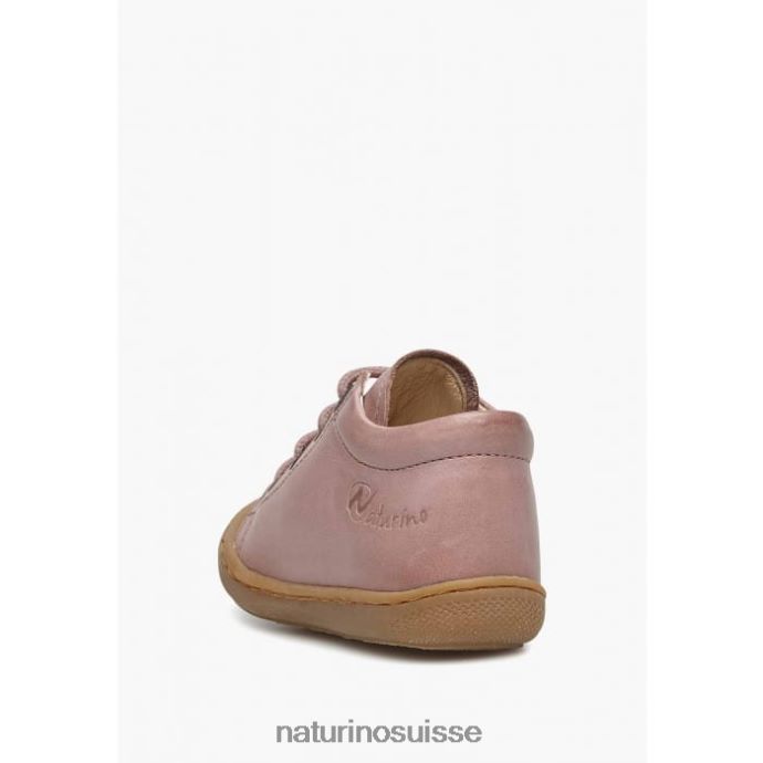 enfants cocon T88FLL136 Naturino chaussures pour tout-petits en cuir napa rose