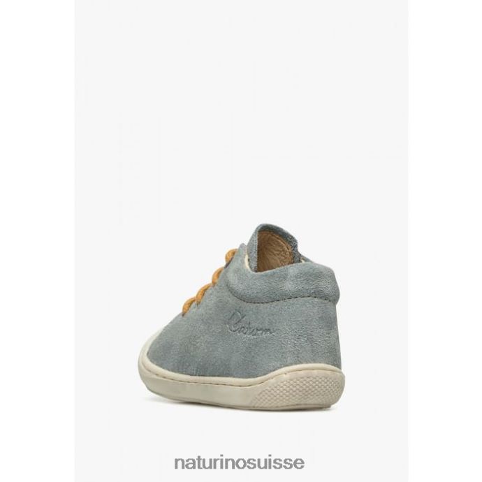 enfants cocon T88FLL140 Naturino chaussures premiers pas en suède vert clair