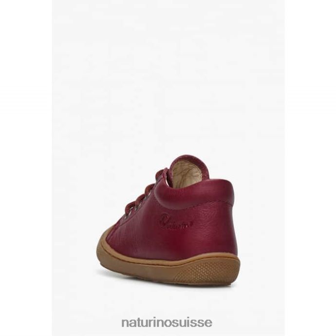 enfants cocon T88FLL183 Naturino chaussures pour tout-petits en cuir napa Bourgogne