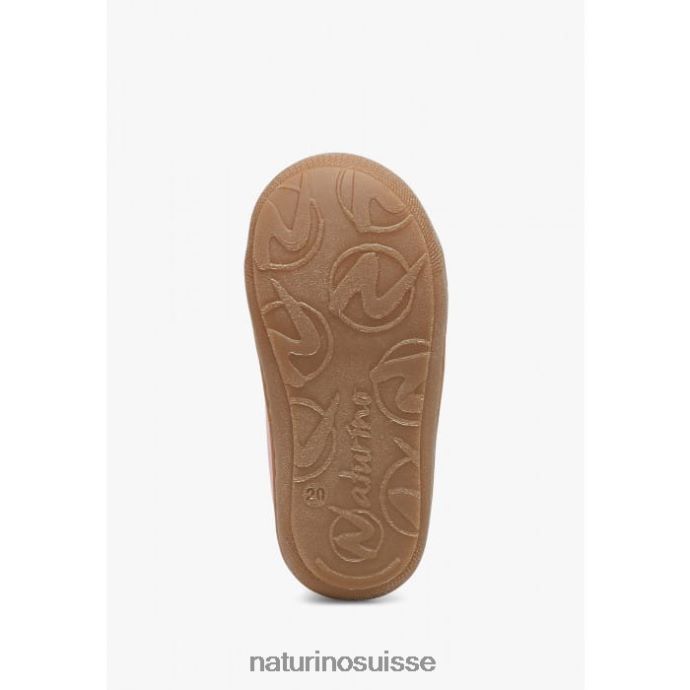 enfants cocon T88FLL203 Naturino chaussures pour tout-petits en cuir napa corail