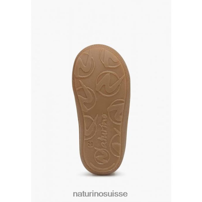 enfants cocon T88FLL224 Naturino chaussures pour tout-petits en cuir napa citrouille