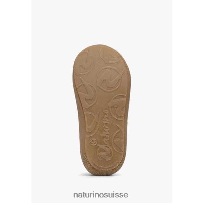 enfants cocon T88FLL66 Naturino chaussures pour tout-petits en cuir napa rouge foncé