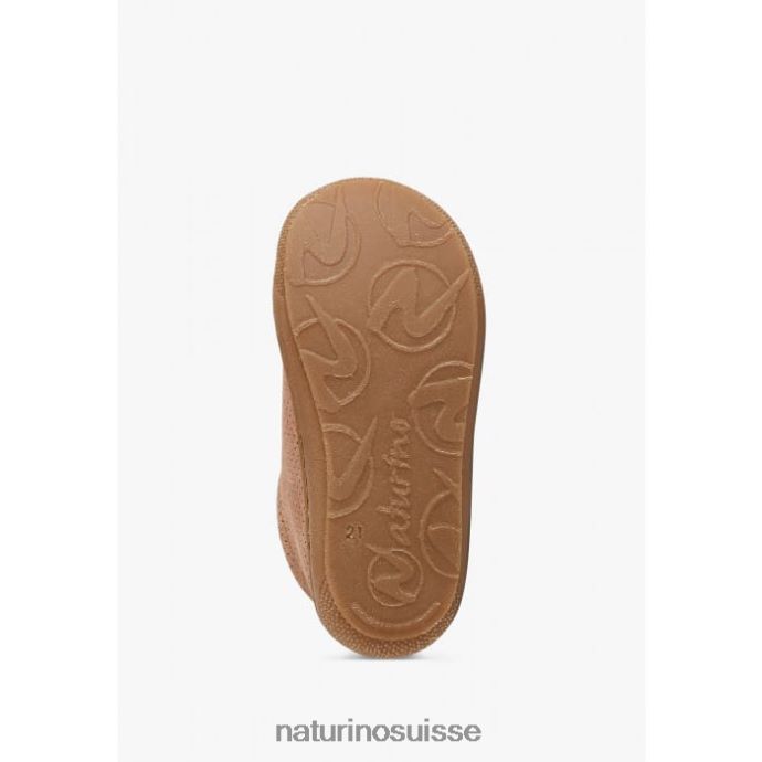 enfants cocon vl T88FLL193 Naturino premier pas en daim pailleté vieux rose