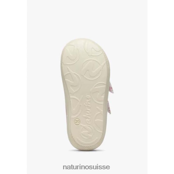 enfants cocon vl T88FLL90 Naturino chaussures premiers pas en tissu rose