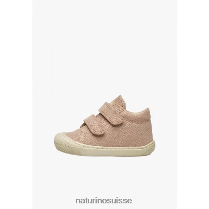 enfants cocon vl T88FLL98 Naturino chaussures premiers pas en suède rose poudré