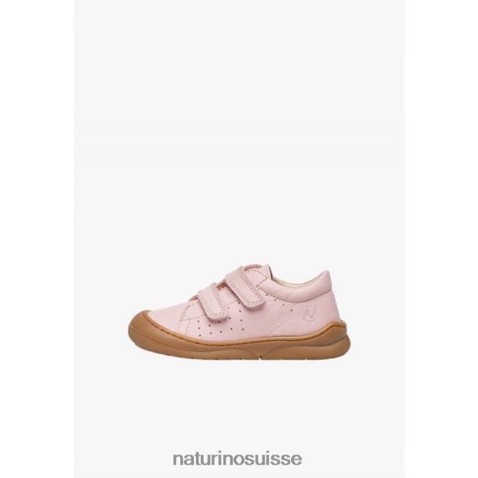 enfants gabby vl T88FLL116 Naturino chaussures premiers pas en cuir nappa rose
