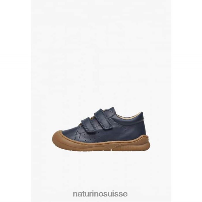 enfants gabby vl T88FLL126 Naturino chaussures premiers pas en cuir nappa bleu