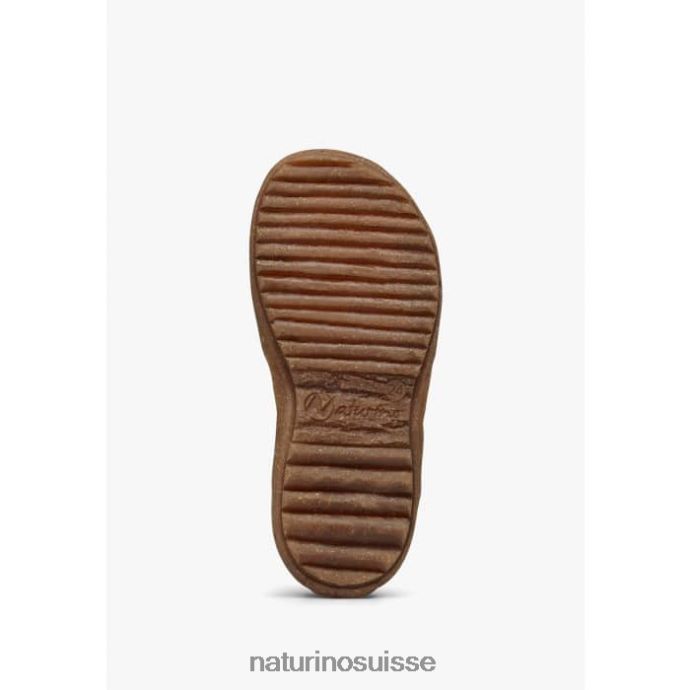 enfants bégonia T88FLL334 Naturino sandales en cuir nappa avec fleurs appliquées marine