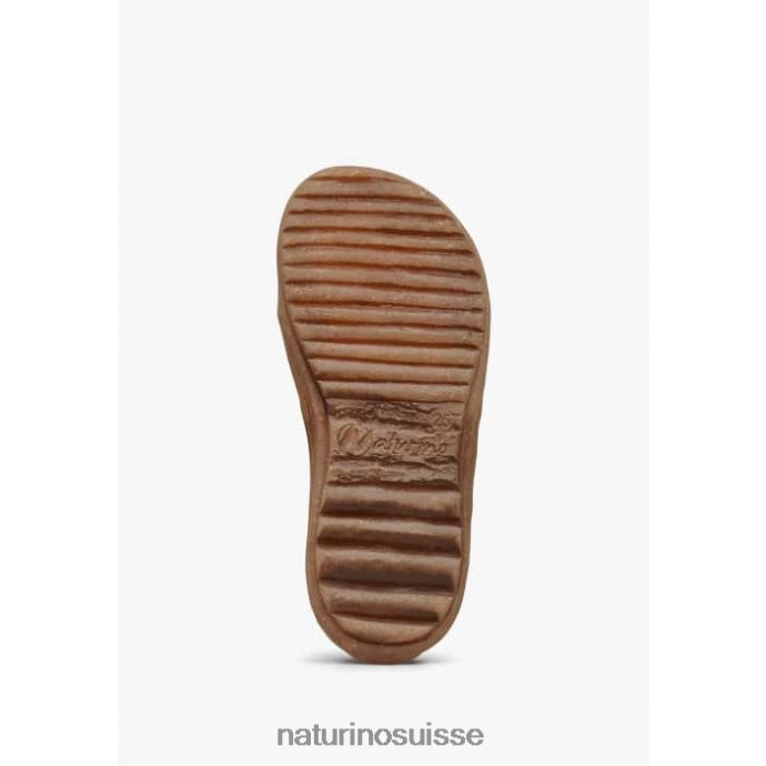 enfants ciel organique T88FLL18 Naturino sandales en tissu bio beige
