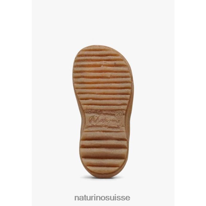 enfants ciel organique T88FLL19 Naturino sandales en tissu bio indigo