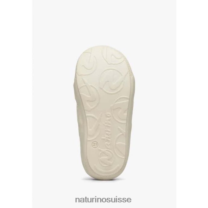 enfants coucher T88FLL348 Naturino sandales semi-ouvertes en daim bleu clair