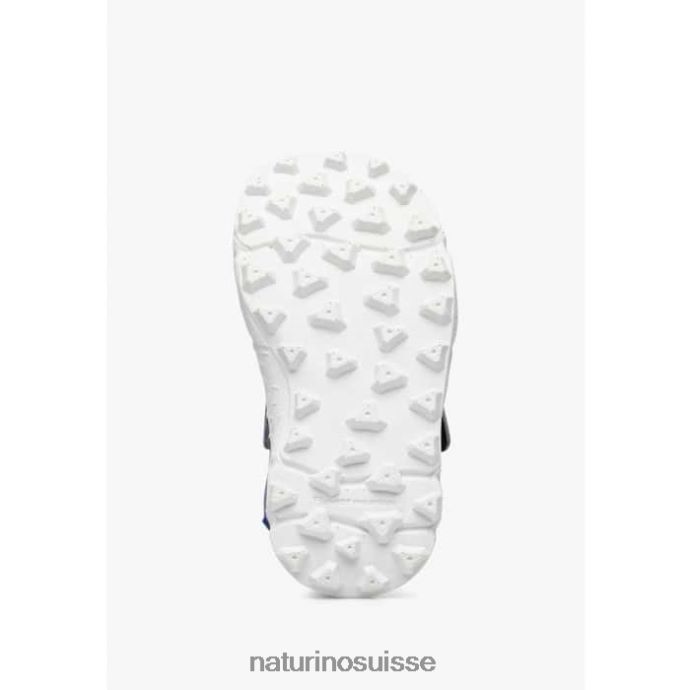 enfants gaho junior T88FLL28 Naturino sandales actives en similicuir marine-blanc
