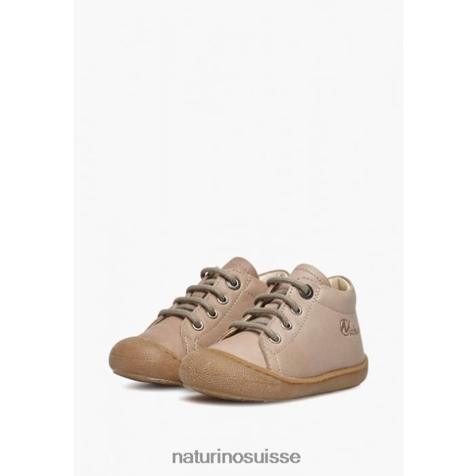 enfants cocon T88FLL278 Naturino chaussures pour tout-petits en cuir napa beige