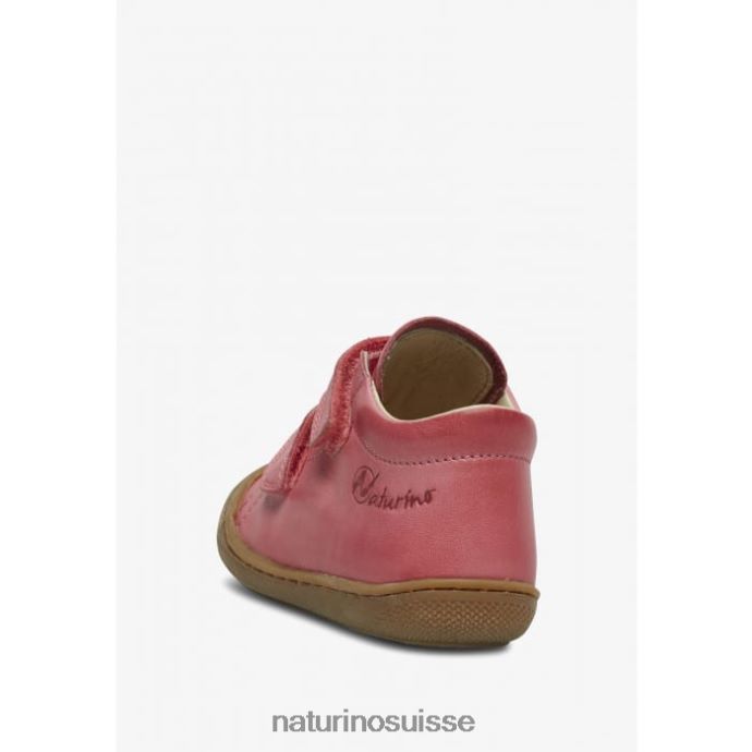 enfants cocon vl T88FLL266 Naturino chaussures premiers pas en cuir nappa rose