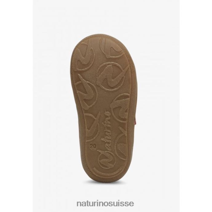 enfants cocon vl T88FLL266 Naturino chaussures premiers pas en cuir nappa rose