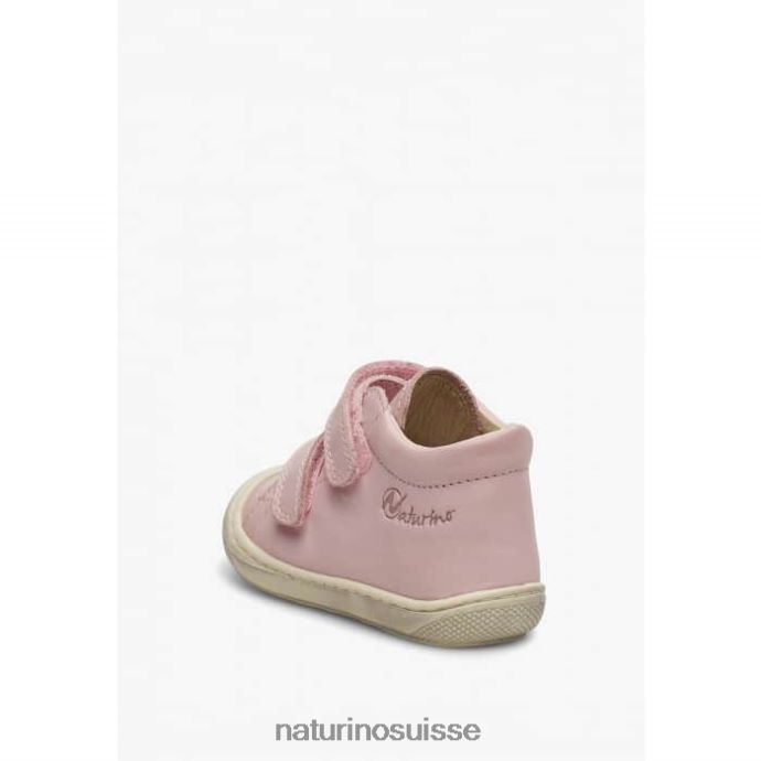 enfants cocon vl T88FLL267 Naturino chaussures premiers pas en cuir nappa rose