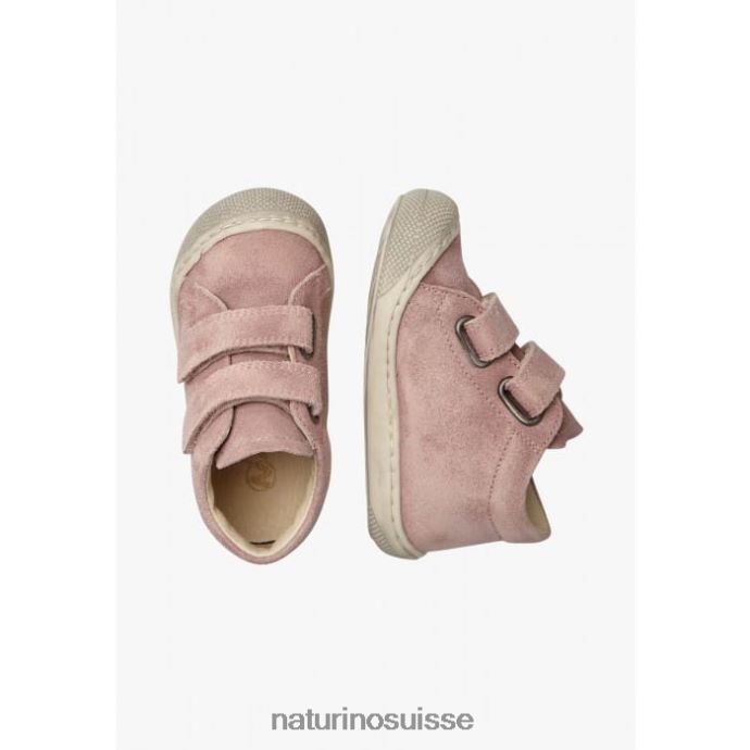 enfants cocon vl T88FLL332 Naturino chaussures premiers pas en daim delave rose