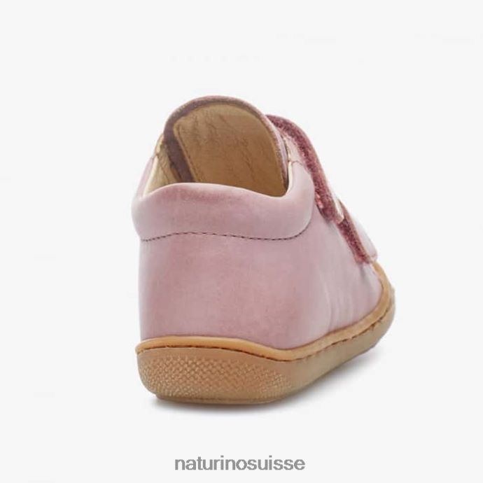 enfants jumeaux bébé vl T88FLL599 Naturino chaussures premiers pas rose