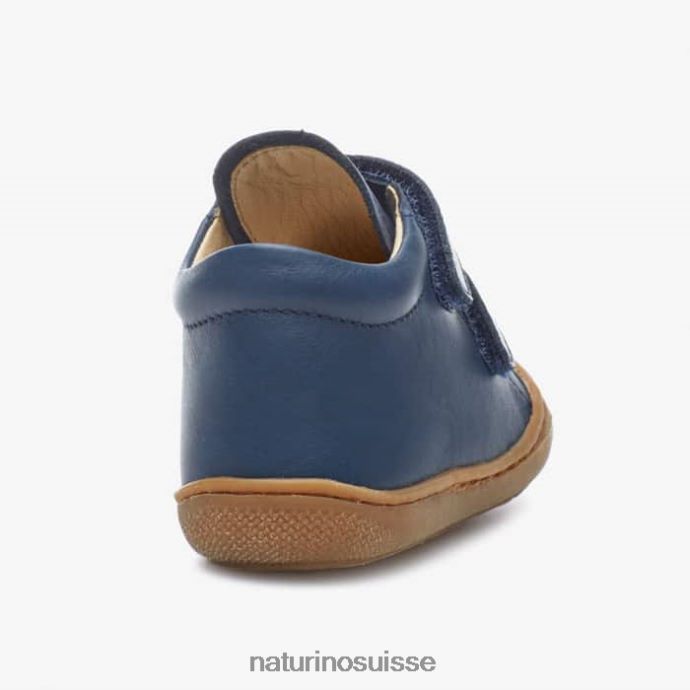 enfants jumeaux bébé vl T88FLL601 Naturino chaussures premiers pas marine